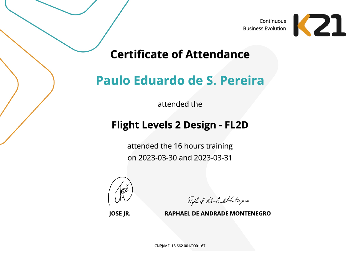 Certificado K21
